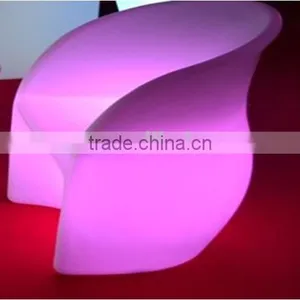 Modern Sofa Furniture / Night Club Plastic Sofa Set/ Led Glowing Sofa thumbnail-2