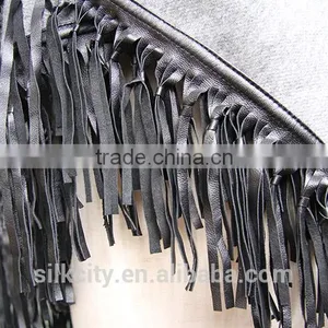 Fringe Hem Custom Winter Pashmina 100% Cashmere Triangle Scarf thumbnail-4