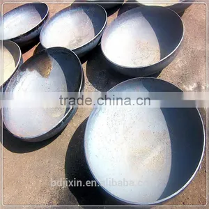 Hot Pressing Carbon Steel Pipe Fitting / Pipe Tube End Caps thumbnail-1