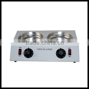 Stainless Steel Electric 2 Pot Commercial Chocolate Tempering Machine for Sale for Sale, Machine for Melting Chocolate thumbnail-2