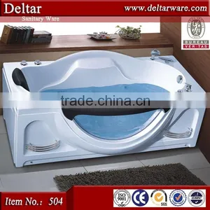 Huge Massage Bathtub, Water Air Massage Whirlpool Bathtub Price, Sitting Bathtub Glass Two Side thumbnail-5
