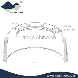 DAF Brake Drum AMPA.498 thumbnail-1