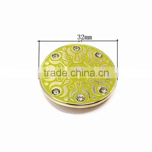 Hot Sale Diamond Decorated Stone Metal Button For Cloting thumbnail-2