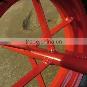 3.00-8 Wheel / 3.00-8 Rubber Wheel With Red Rim and 13x3 Wheel thumbnail-6