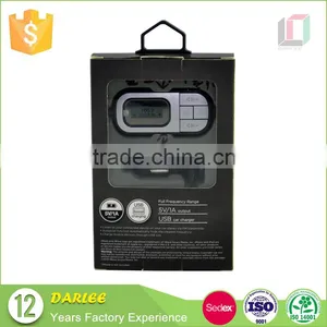 Custom Logo Recyclable Free Sample Mobile Phone Charger Packaging Box With Clear Window thumbnail-3