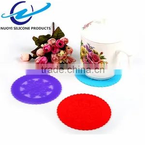 8 Paterns Silicone Cup Mat Dinner Table Placemat Pad On The Table Silicone Mat Cup Coaster thumbnail-2