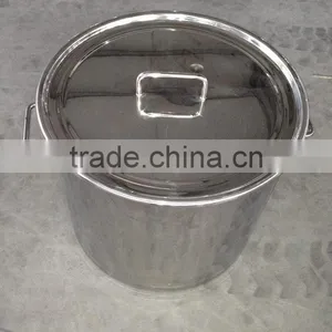 Stainless Steel Bucket With Lid/stainless Steel Bucket 5 Gallon/stainless Steel Bucket Fermenter thumbnail-1