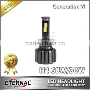 60W Universal Size LED Headlight Bulb H1 H3 H4 H7 H11 H13 9005 9006 880 D2S Car Automotive Led Headlight Bulb Kit thumbnail-1
