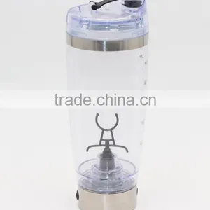 600ml Stainless Steel Electric Shaker Bottle USB thumbnail-3