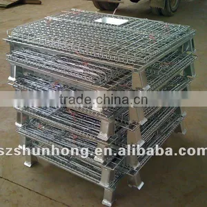 Galvanized Folded Metal Storage Cage thumbnail-5