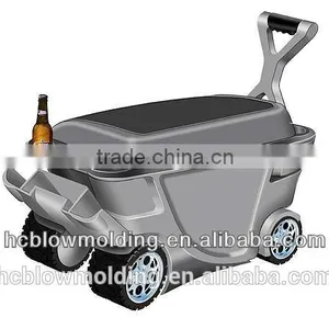Customized HDPE Plastic Resturant Wine Trolley for Sale thumbnail-1
