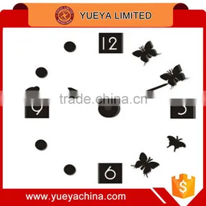 Modern Contemporary Butterfly DIY Wall Clock thumbnail-1