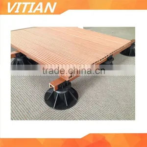 Vitian PP Material Adjustable Plastic Pedestals for Outdoor WPC Decking thumbnail-1