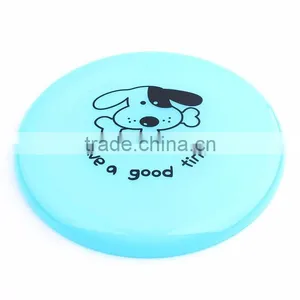 Plastic Cartoon Dog Flying Discs Printing Plastic Pet Frisbee Small Size 20cm thumbnail-2