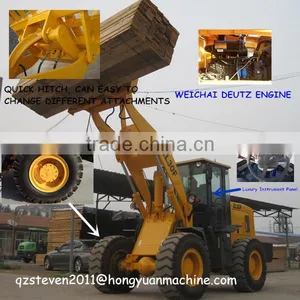 Multi-function Wheel Loader 3.0 Ton ZL30 With Adjustable Pallet Fork thumbnail-4