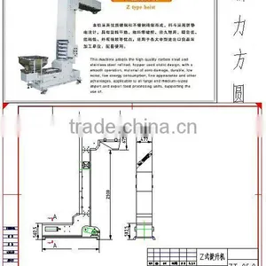 Grain Seed Belt Chain Transmission z Type Zero Broken Bucket Elevator thumbnail-4