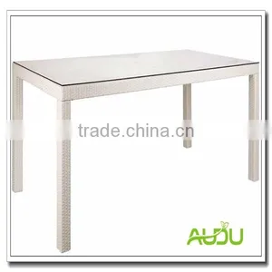 Patio Table,Classic Rattan Color Rectangle Table thumbnail-3