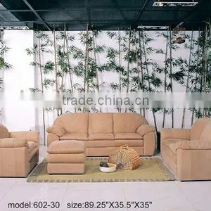 Genuine Leather Three Seat Sofa. Two Seat Sofa. Small Table. Comfortable and High Quality Leather Sofa Set B48161 thumbnail-1