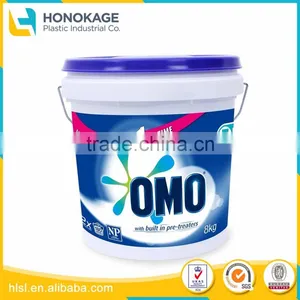 High Quality Powder Detergent Bucket With Handle, Plastic Container for Washing Powder thumbnail-1