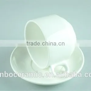 Classic Small Coffee Cup and Saucer Set, Porcelain Tea Cups and Saucers Cheap Wholesale thumbnail-4