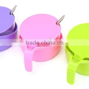 New Arrival Colorful With Cover Spoon Plastic Soy Saucet Condiment thumbnail-2