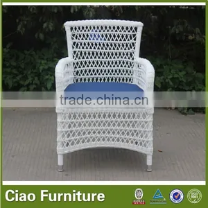Modern Garden Coffee Shop Furniture Rattan Table and Chair Set thumbnail-5