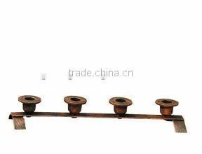 Cast Iron Stemmed Candle Holders thumbnail-1