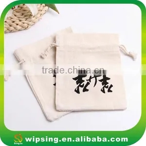 China Wholesale Cotton Drawstring Packing Bags, Cotton Souvenir Drawstring Bags thumbnail-2