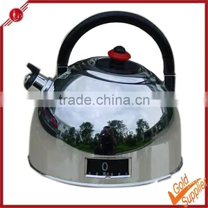 Kettle Pot Shape Timer Mechanical Timer Kitchen Timer Silver thumbnail-1
