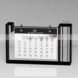 2016 Hot Sale Office Acrylic Manufacture Table Desktop Calender thumbnail-1