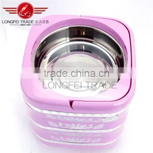 Best Selling 3 Layer Plastic Insulation Bento Lunch Box / Food Warmer thumbnail-2