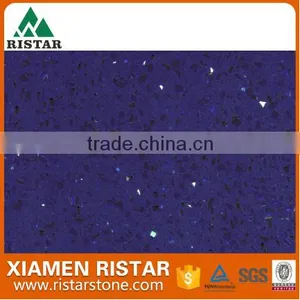 Artificial Stone Crystal Blue Quartz Slabs thumbnail-1