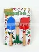 Plastic Children Garden Hand Tool Set/Pitchfork/ Shovel/Harrow thumbnail-1