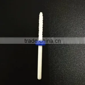 Nail Art Tools Small Flame Ceramic Nail Drill Bit for Callus Electric Manicure Machine thumbnail-2