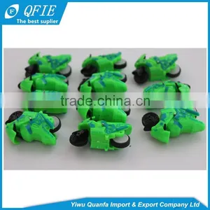 Promotional Cheap Plastic 4.5cm Transparent Friction Inertial Motorcycle Toy for Kids thumbnail-6