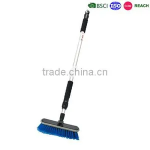 Extendable Water Flow Through Car Wash Brush, Long Handled Floor Cleaning Brush thumbnail-1