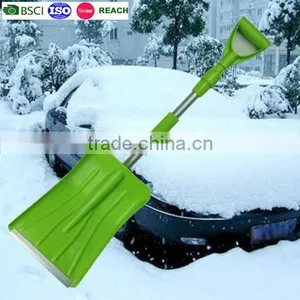 Plastic Telescoping Snow Shovel With Scraper thumbnail-1
