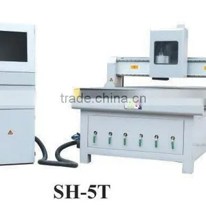 CNC Woodworking Router Machine SH5T With X Y Working Area 1300x2500mm thumbnail-1