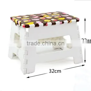 Cute Printing Plastic Stool for Children thumbnail-3