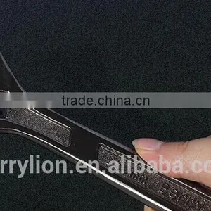 Berrylion 8-15" German Type Black Pearl Nickel Alloyed Adjustable Wrench thumbnail-2