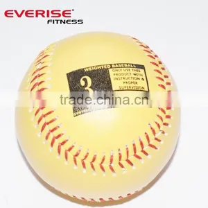 Weighted 9" Leather Colored Baseballs for Batting&Hitting thumbnail-2