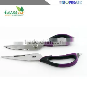MARX Super Combo Multi Purpose 5 Blade Herb Scissors + Heavy Duty Multifunction Kitchen Shears Set for Chicken,Poultry,Fish,Meat thumbnail-2