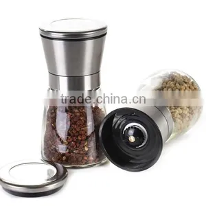 Amazon Top Selling 18/8 Stainless Steel Salt and Pepper Grinder Set thumbnail-1