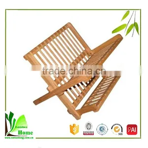 China Wholesale Custom Bamboo Roll-up Dish Drying Rack thumbnail-2