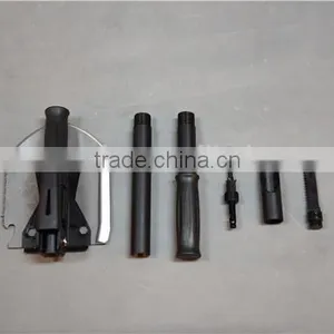 12 in 1 Multifunction Survival Shovel for Camping Chinese Military Spade thumbnail-2