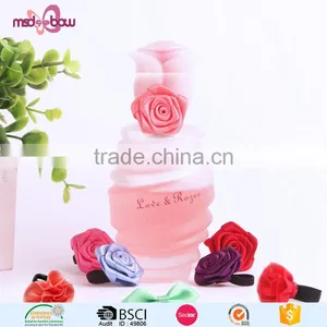 Various Style Perfume Bottle Decoration Stretch Loop With Pre-tied Bow thumbnail-1