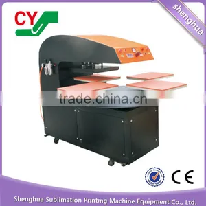 High Efficiency Cheap Semi Automatic Four Stations Multicolor t Shirt Printing thumbnail-1