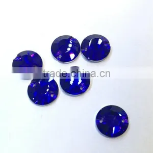 Cutting Faceted Pointed Back Crystal Sew on Stones Glass Loose Beads for Jewelry Decoration thumbnail-2