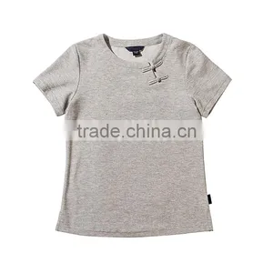 2017 New England College Wind Early Summer Light Blue Short Sleeved T-shirt School Girl Custom T-shirt thumbnail-6