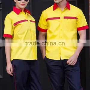 Royal Blue Design Summer Cotton Professional Work Shirts thumbnail-6